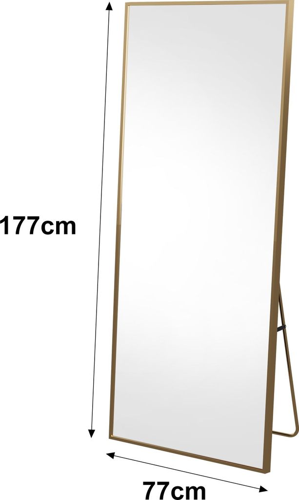 Miroir en Pied Grand, 177x77 cm, Grand Miroir de Sol Pleine Image du produit 