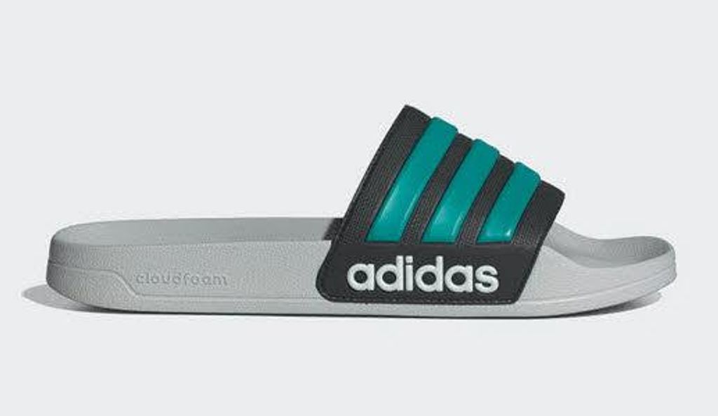 Adidas ADILETTE SHOWER uni Badelatschen Grau 39 1/3