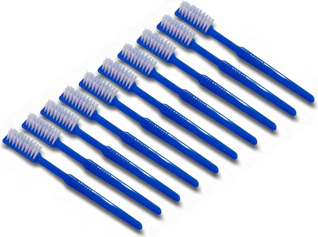 Unibrush Einmal - Zahnbürste mit Zahnpasta 10 Stück in der Produktbild 