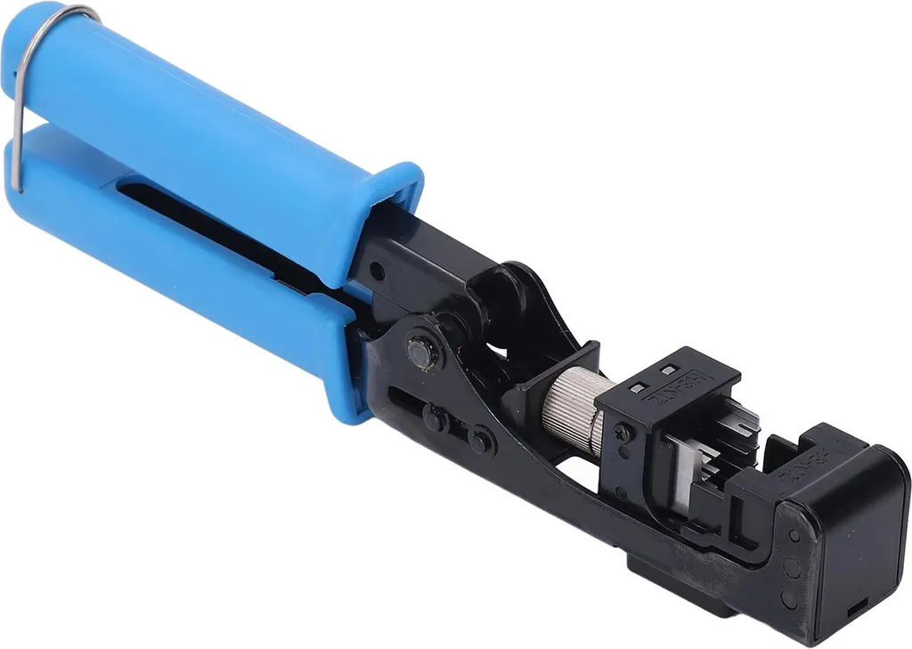 Outil RJ45 90 Degrés Haute Performance pour Modules Keystone CAT6 CAT5e - 9