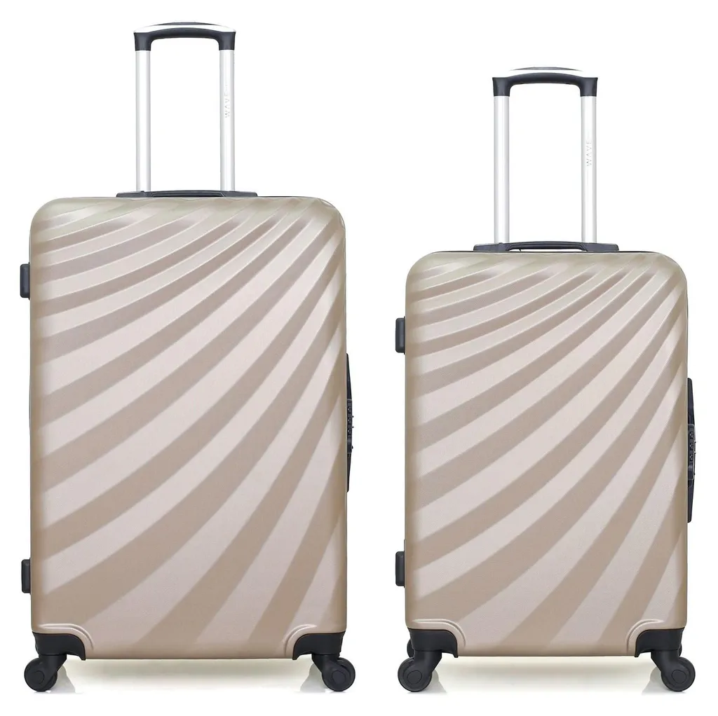 Set de valises rigides WAVE PARIS DANUBE pour voyage et weekend