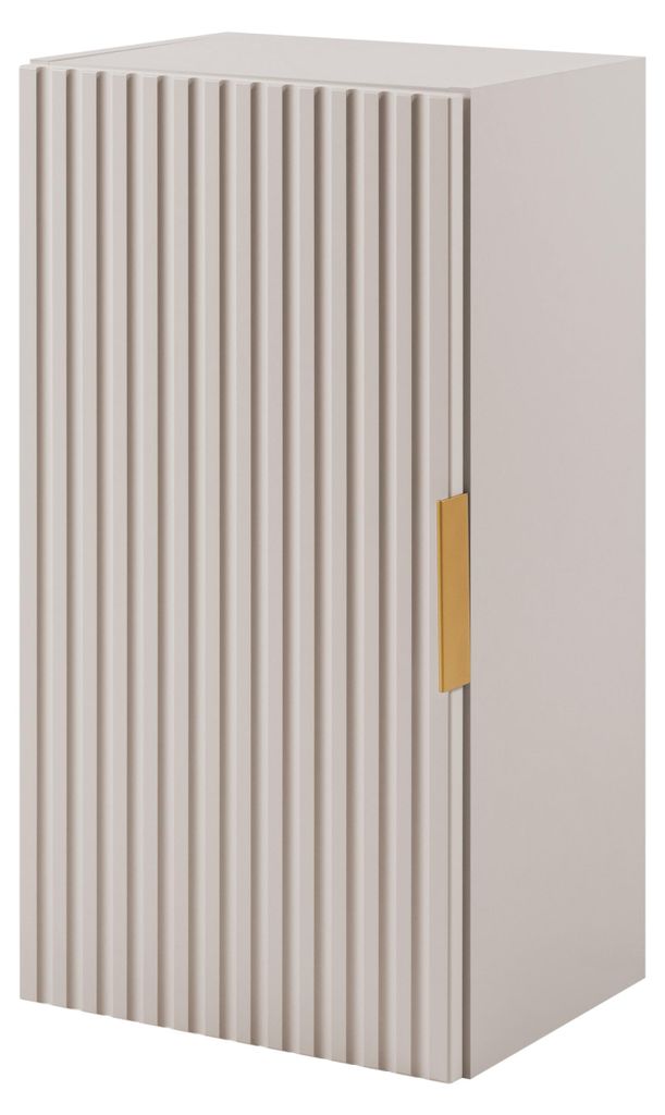 Badezimmer-Hängeschrank Halbhochschrank, Kaschmir, Griffe Produktbild 
