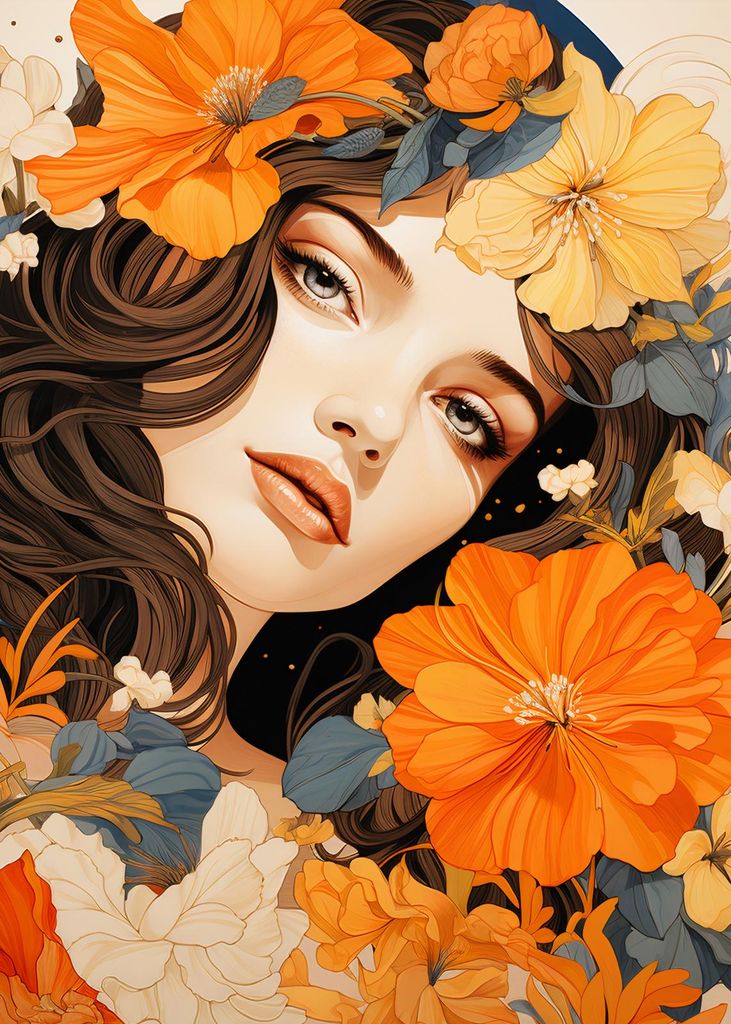 Plakat 25x35cm Blumenessenz