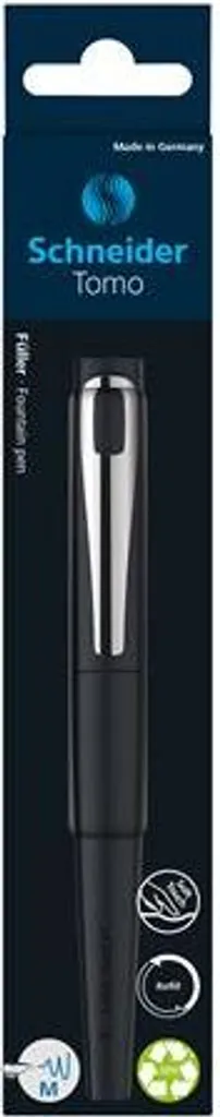 Stylo plume pointe moyenne Schneider Tomo 50-168821 finition mate M