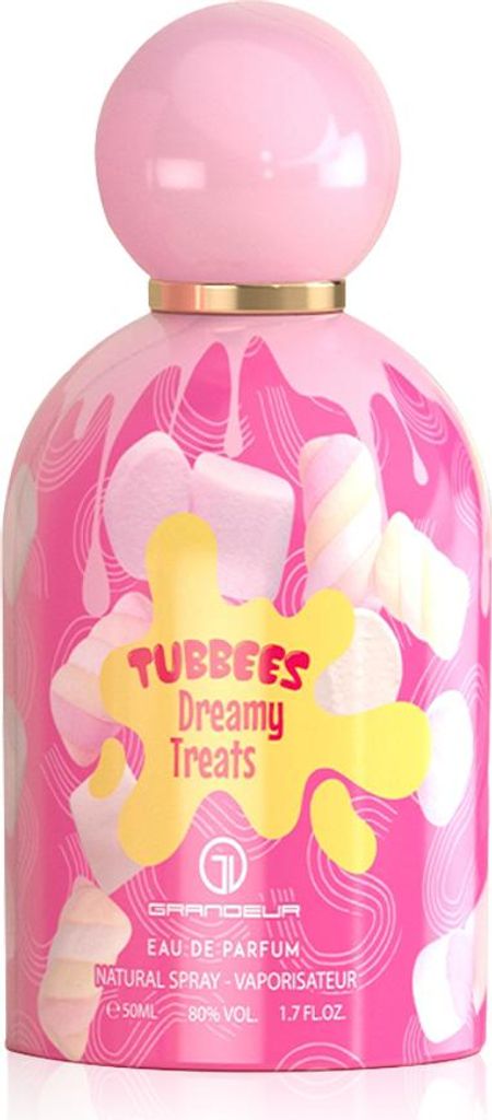 A bottle of Tubbees Dreamy Treats Eau de Parfum.