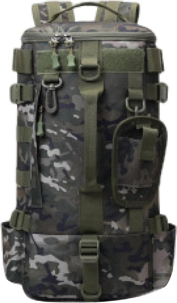 Angeltasche, 900D-Rucksack aus hochdichtem Oxford-Stoff mit Rutenständer, wasserdichter Werkzeugkasten-Aufbewahrungsrucksack mit großer Kapazität