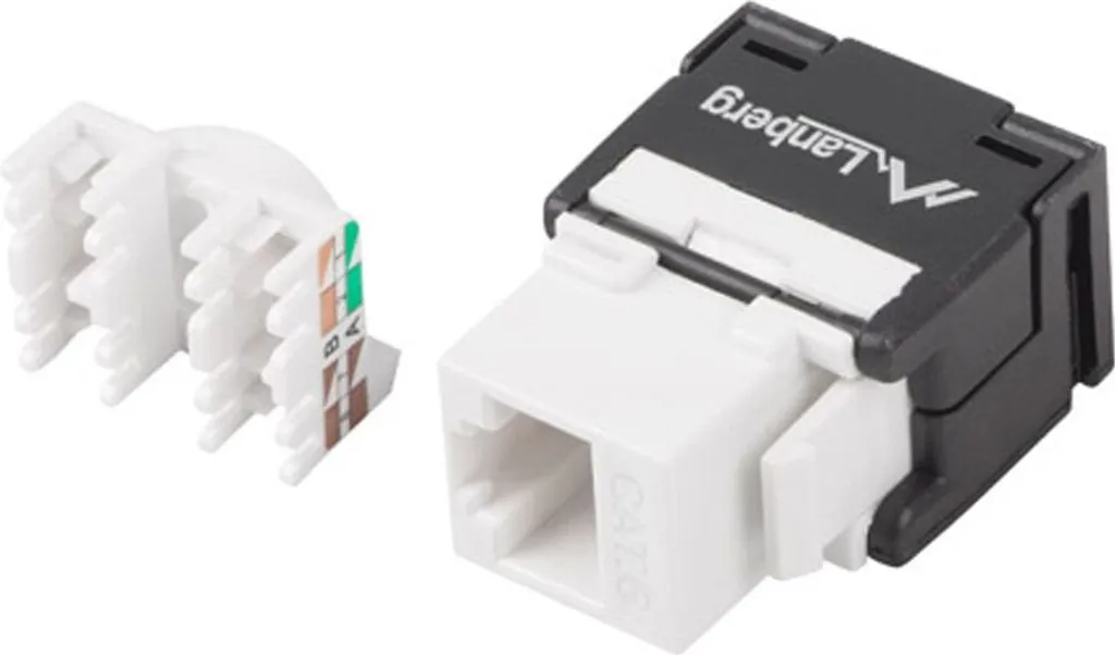 Modulo Lanberg Keystone KSUA-2000 RJ45 Cat.6A UTP per Rete 10Gbps