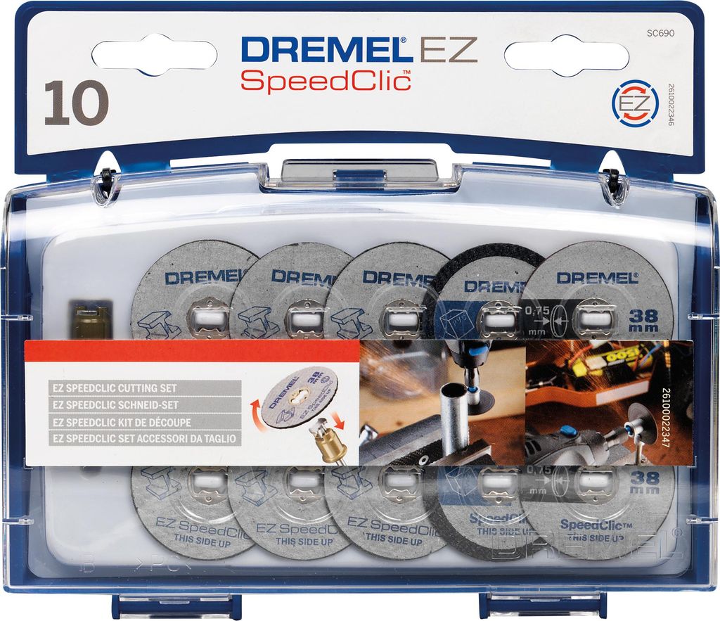 12-delige Dremel Speedclick snijset SC690 Productafbeelding 