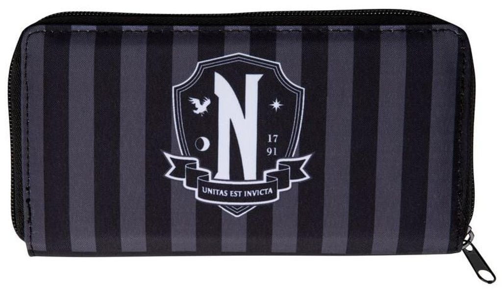 Wednesday Geldbörse Uni Nevermore Academy schwarz Standard Produktbild 