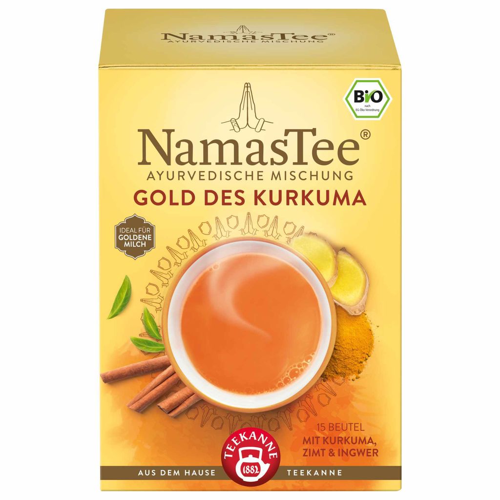 Teekanne NamasTee  Gold Kurkuma 15 Beutel (1x30g) Produktbild 