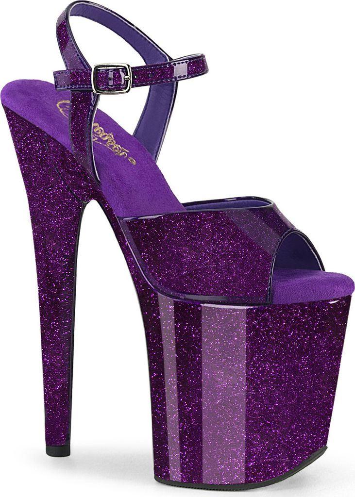 FLAMINGO-809GP Damen Sandale von Pleaser, Lila Lack , EU Produktbild 