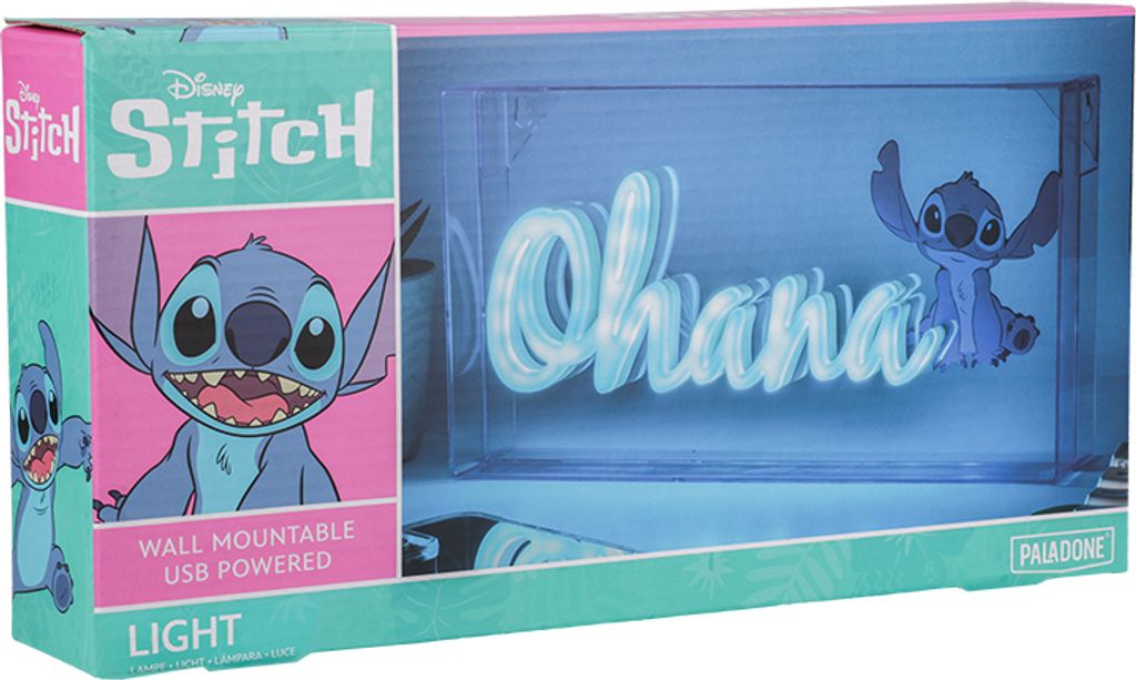 LED neónová lampa Stitch Ohana Obrázok produktu 7