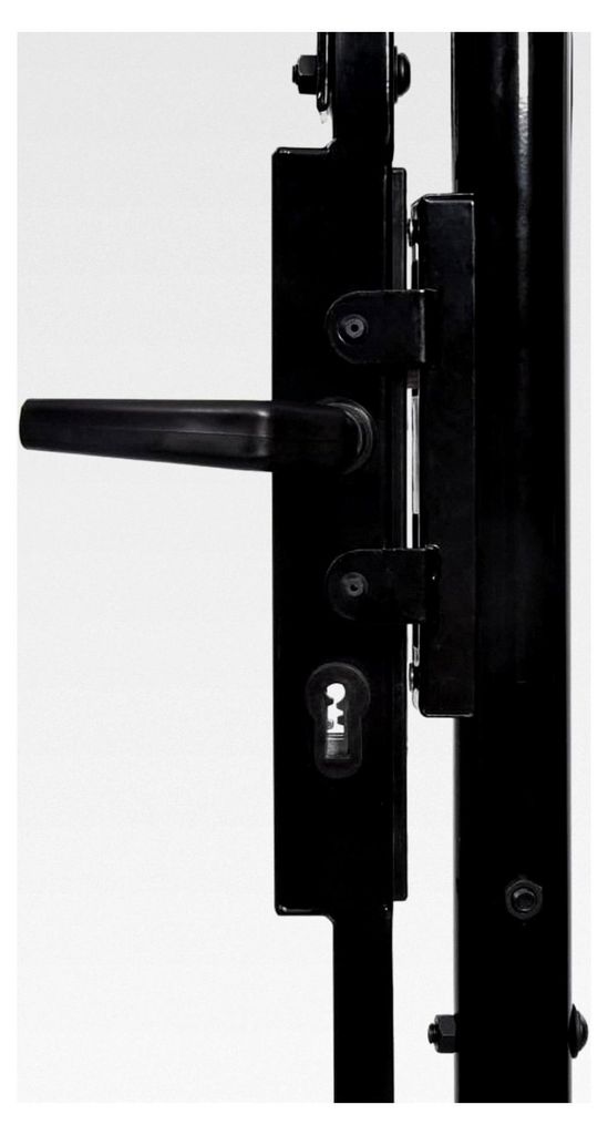 Gartentor Doppeltor Zauntor Metall Hoftor mit Speerspitzen 400×175 cm