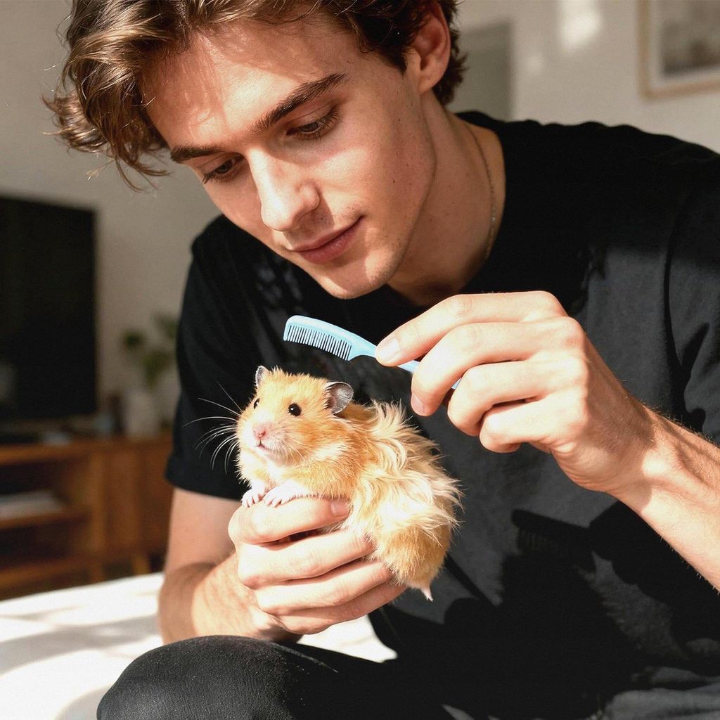 Kaninchenbürste Zur Fellpflege - 10-teiliges Kleintier Haarpflege-Werkzeug Fellpflege Utensilien | Hamster Reinigungszubehör Kleintierbedarf - F...