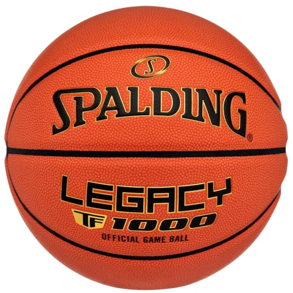 Ballon Spalding TF-1000 Legacy FIBA en cuir composite premium taille 6