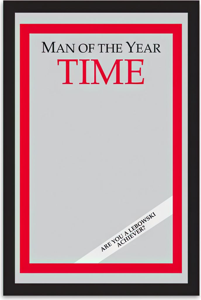 Man of the Year Time Magazine Spiegel aus The Big Lebowski