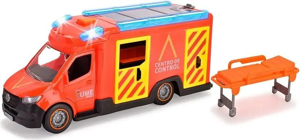 Dickie Toys 3 Centre de Contrôle Secours 35 cm Orange pour Enfant