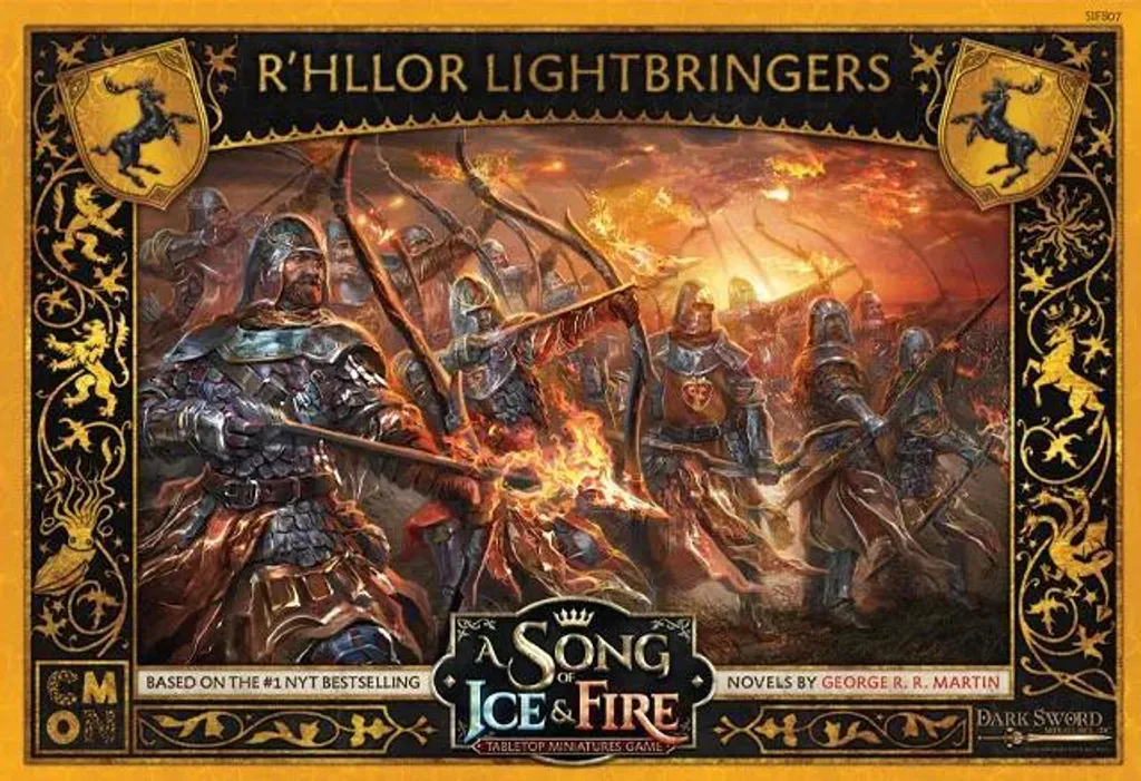 Figurines Trône de Fer : Porteurs de Lumière de R'hllor Baratheon CMON