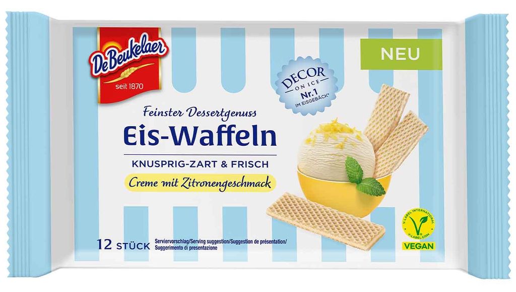 De Beukelaer zmrzlinové vafle s citronovou příchutí, balení Obrázek produktu 