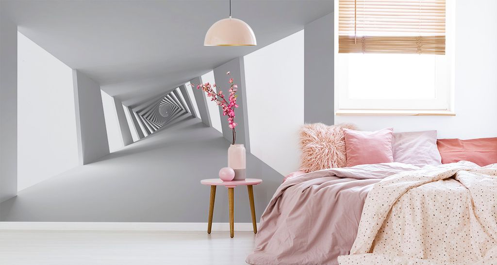 Fototapete Vlies Tapete 3D Effekt mystischer Tunnel 180 cm (B) x 120 cm (H) Wandbild Wanddeko