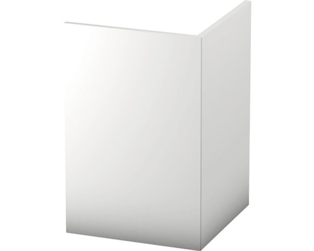 Prinz Eckschutzwinkel Hart-PVC weiß ungelocht 30 x 30 x 2500 mm