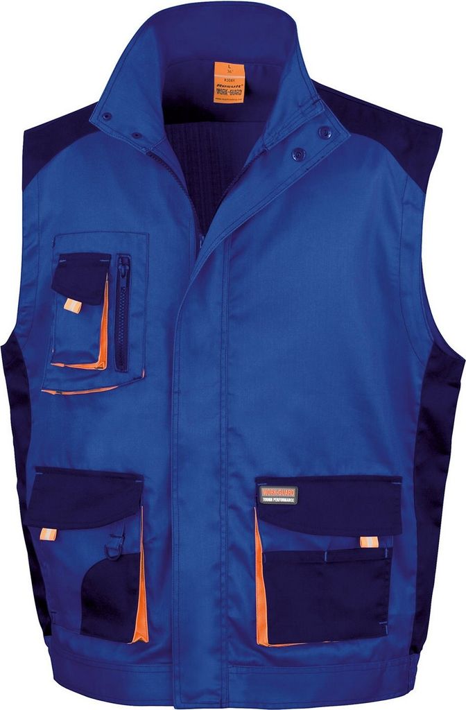 Result Work-Guard Herren Arbeitsweste PC3334 (M) (Königsblau/Marineblau)