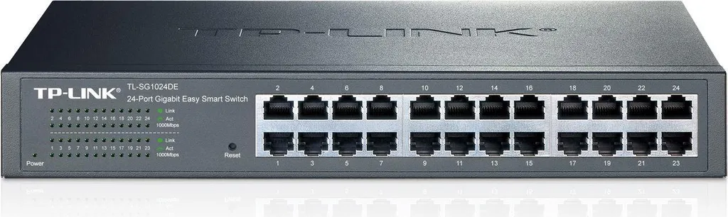 Switch de Bureau 24 Ports Gigabit TP-Link TL-SG1024DE Rackable Noir