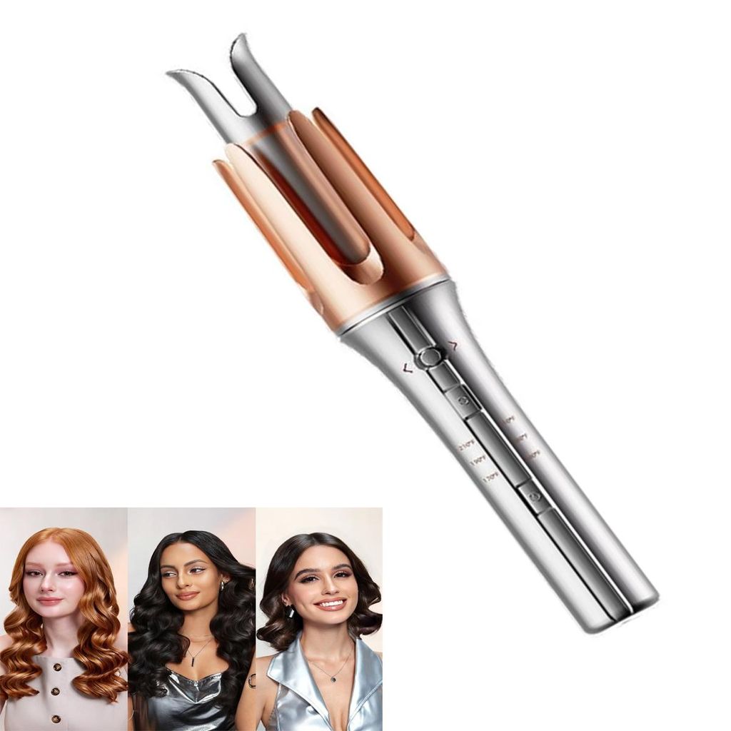 32mm Lockenstäbe, automatisch rotierender Lockenwickler Lockenstab, Haarfreundlich, Damen Geschenk, Profi-Locken, glanzvolles Haar