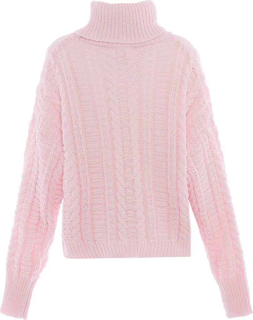 aleva damen pullover - hellrosa, XL/XXL