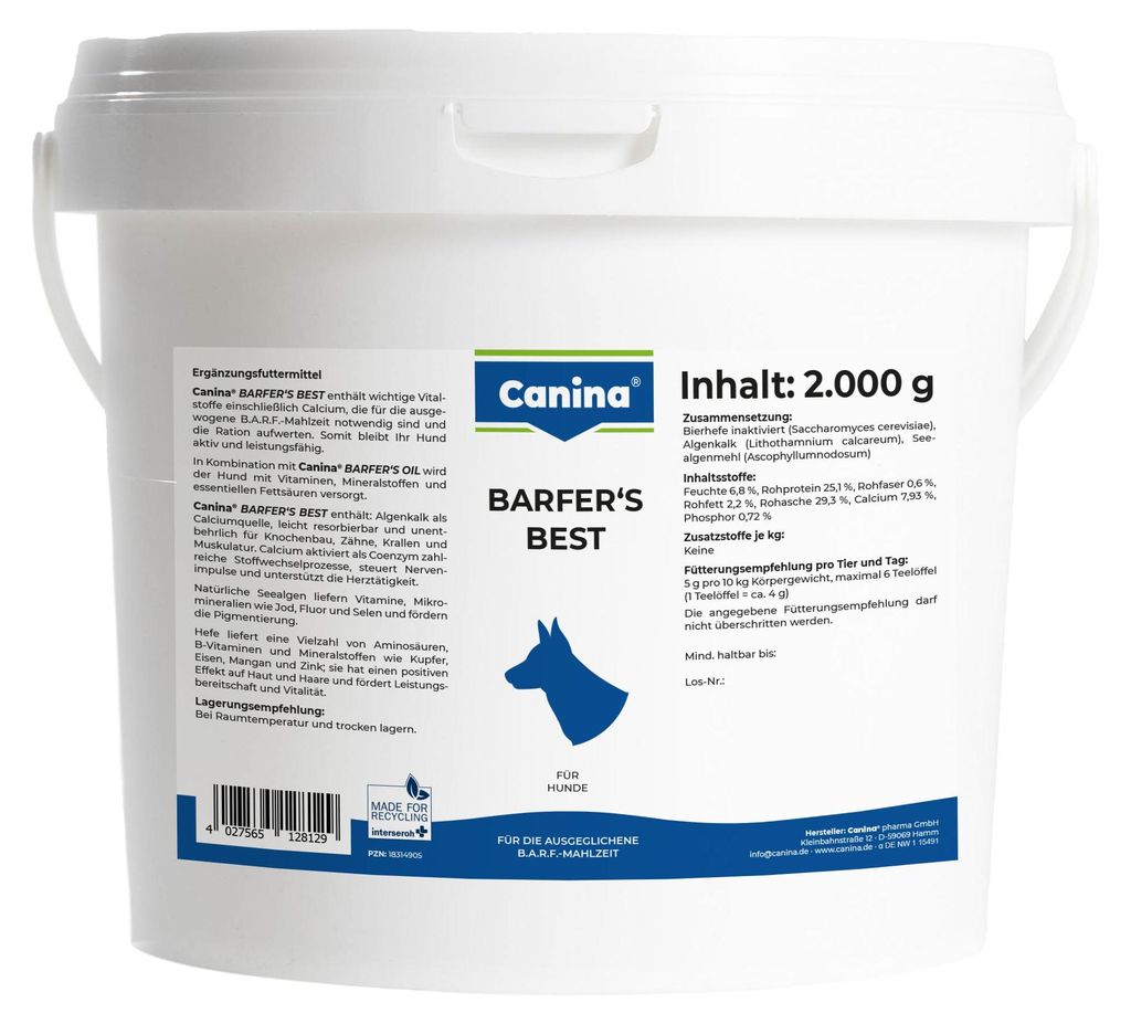 Canina Barfer's Best 2000g Zdjęcie produktu 