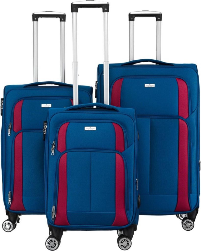 Weichschalenkoffer 78x47x32 cm 81-90 L mit Kombinationsschloss, Teleskopgriff und 360° Rollen