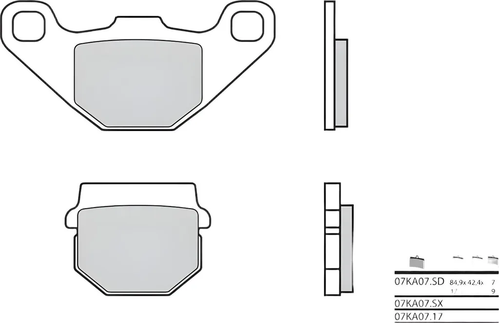 Plaquettes Brembo 07KA0717 Carbone Céramique : Performance et Endurance