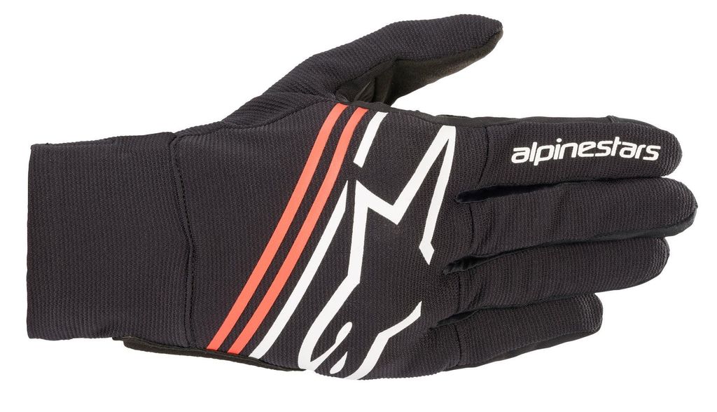 Alpinestars Reef Gloves Black/White/Red Fluo 2XL Motorradhandschuhe