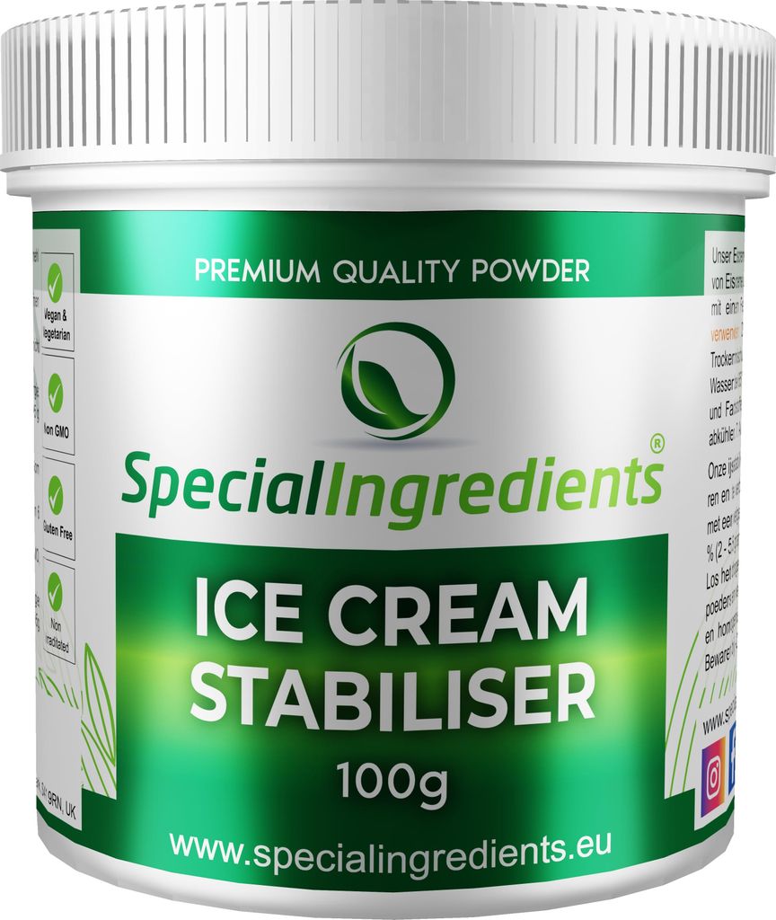 Ingredienti speciali Stabilizzatore per gelati 250 g - Immagine del prodotto 