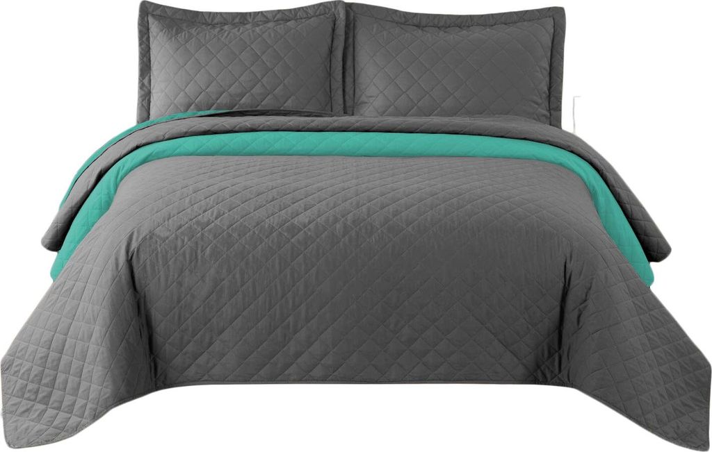 Tutumi Tagesdecke Inez 220X240 Grey Mint