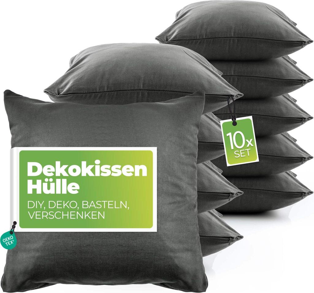 etérea Baumwoll-Mischgewebe Stuhlkissen Baumwolle 40x40 cm