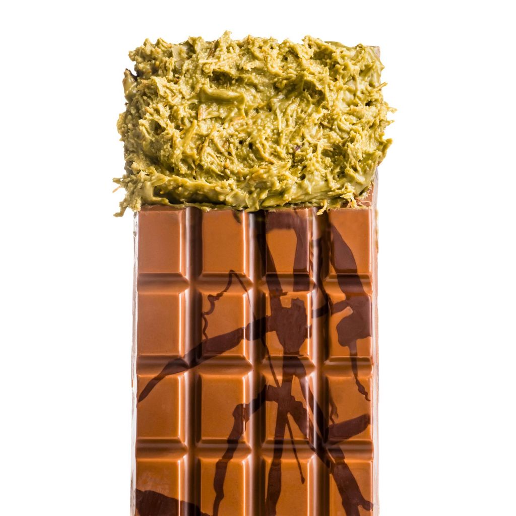 Dubai Schokolade XXL mit Pistazien, 220 Gramm , Vollmilchschokolade Schokolade aus Dubai