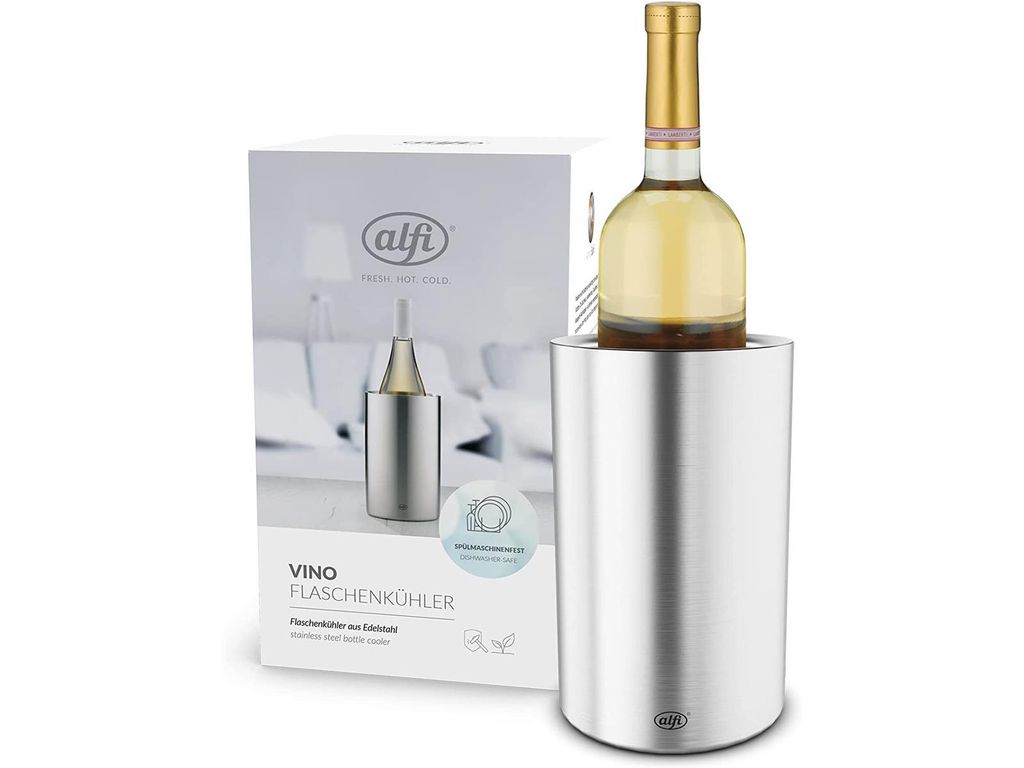 alfi Flaschenkühler Vino Edelstahl, matt; 457205100 Produktbild 