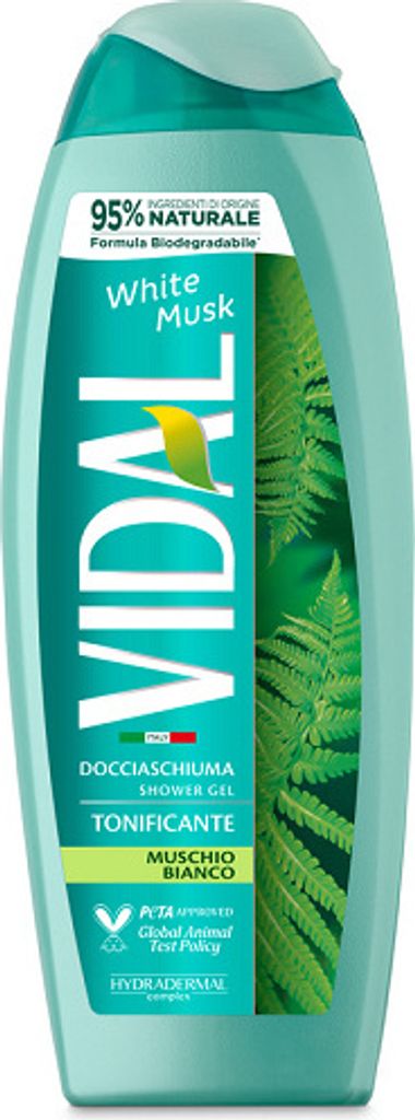 VIDAL Gel doccia al muschio bianco 250 ml Immagine del prodotto 