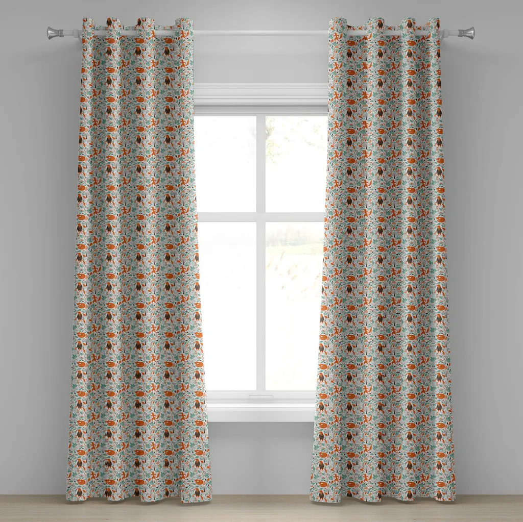 ABAKUHAUS Tenda Occhielli Volpe 280x225cm | Stampa 3D Alta Resa