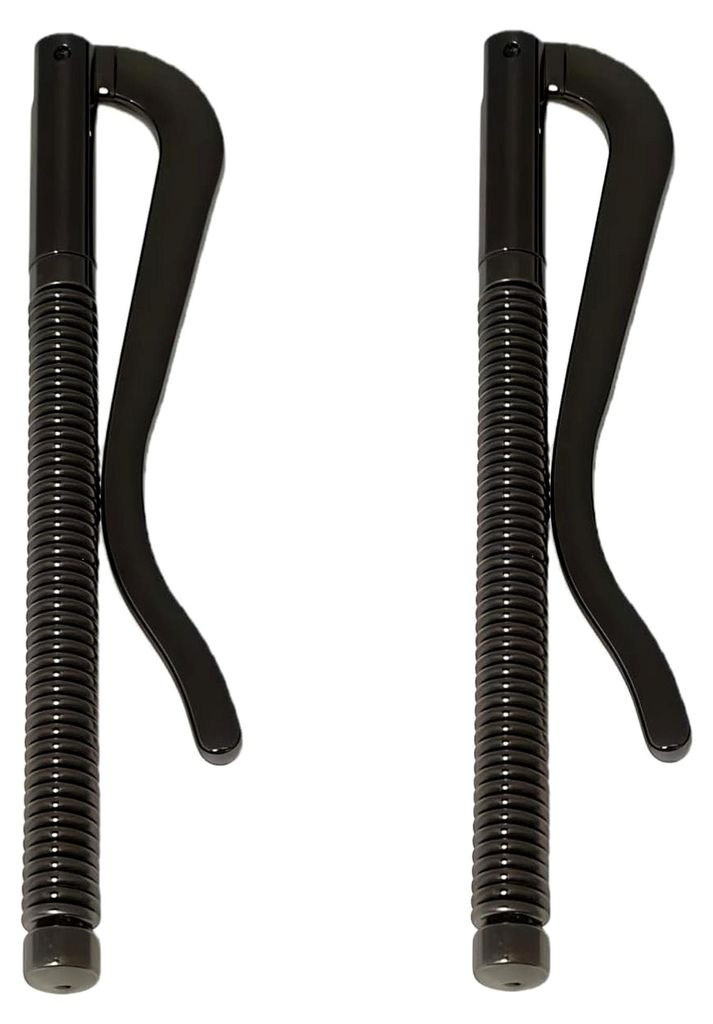 Geldscheinklammern, Metall, Schwarz, 2 Stück, Geldklammer, Ersatzteile, Federklemme, Geldhalter (70 mm)