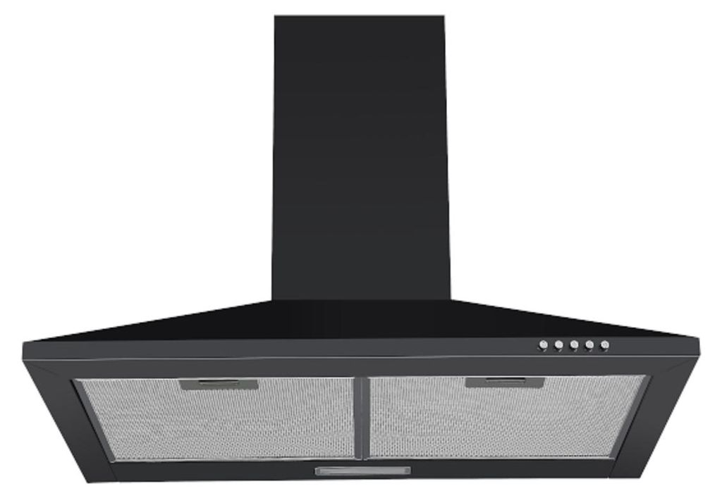Hotte murale PKM 6091BH l x p 60 x 47,5 cm noir Image du produit 