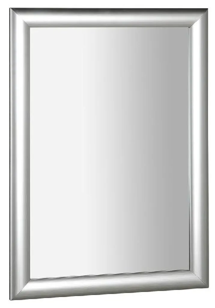 Miroir de Salle de Bain avec Cadre Argenté 580x780 mm - Modèle Esta