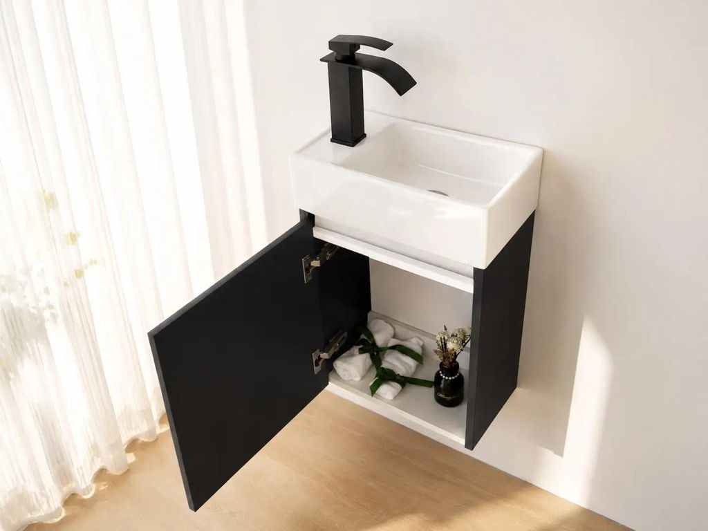 Faizee Home Alkan Badmöbel Set 40 cm Hochglanz – Produktbild 