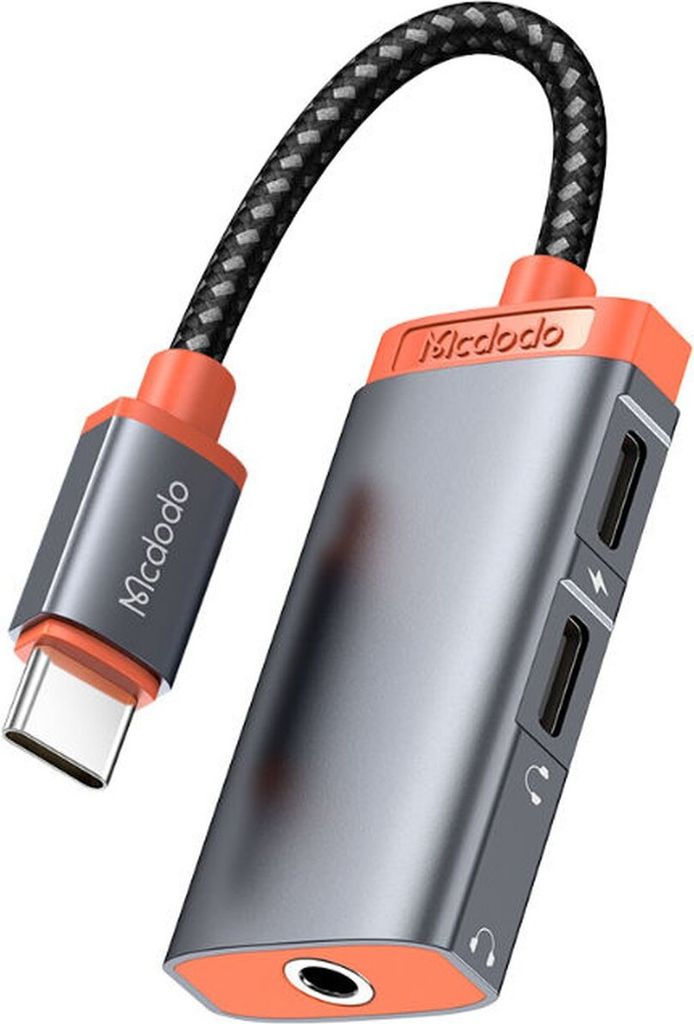 Mcdodo 3 in 1 Typ-C zu DC3,5 mm + Dual Typ-C PD Charing 60W Produktbild 