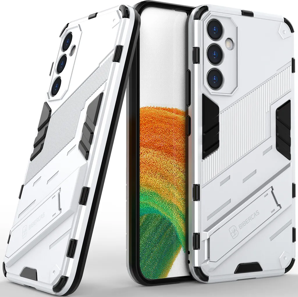 Custodia Samsung A34 Arancione con Stand - Cover Armor Robusta