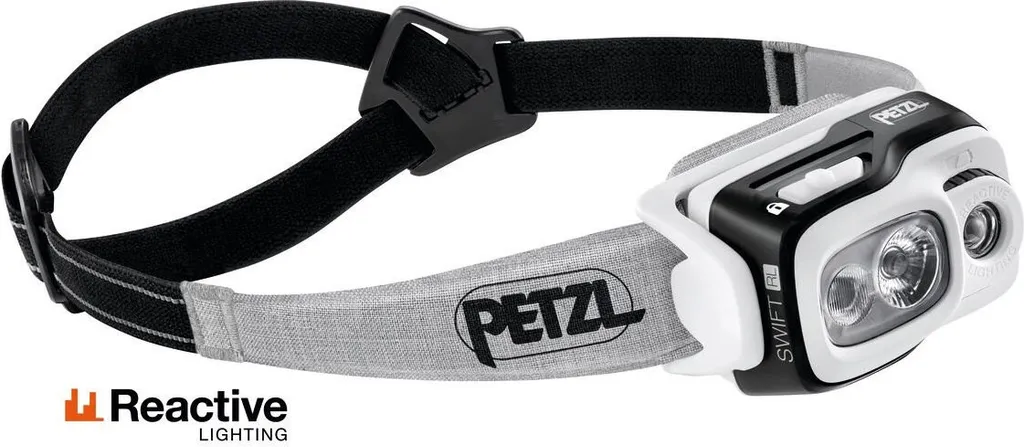 Petzl SWIFT RL Bleue avec Technologie Reactive Lighting et Accu USB 1100