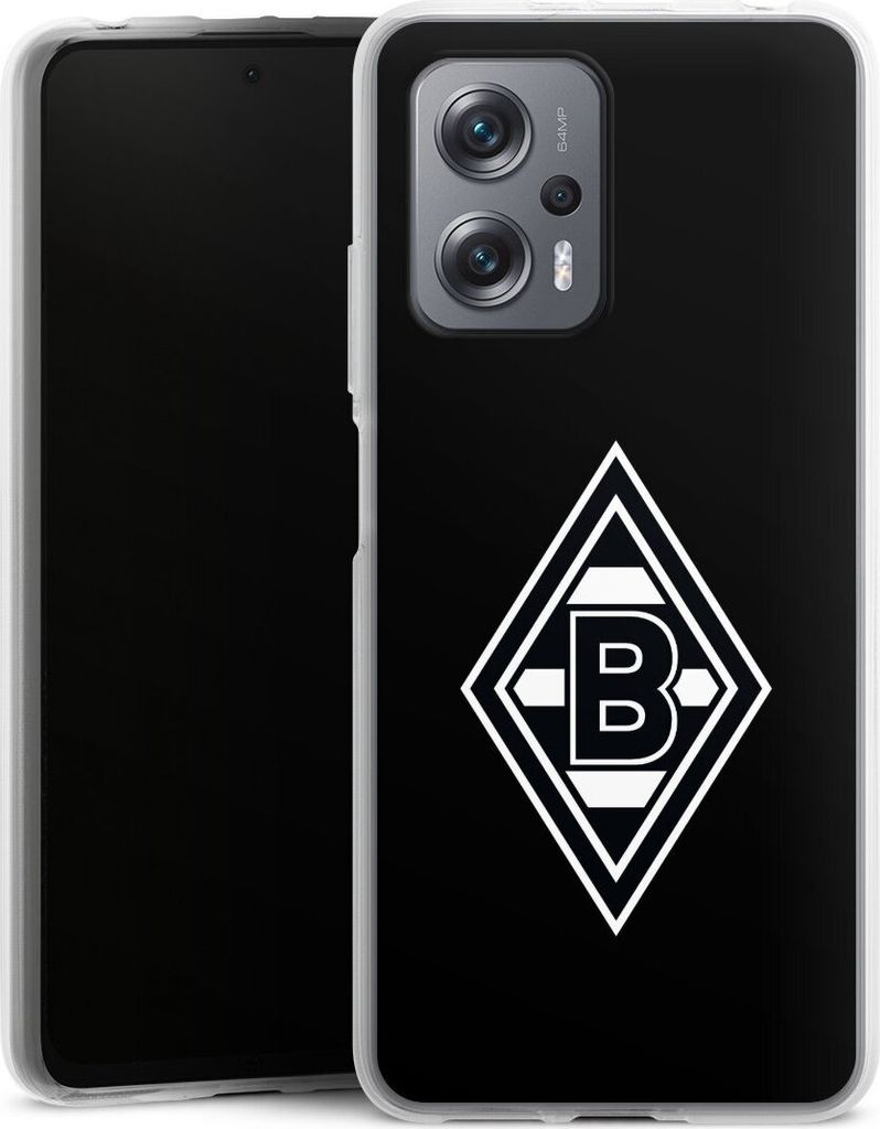 DeinDesign Handyhülle für Xiaomi Redmi Note 11T Pro Silikon Hülle Case Smartphone Schutzhülle Borussia Mönchengladbach Gladbach Wappen