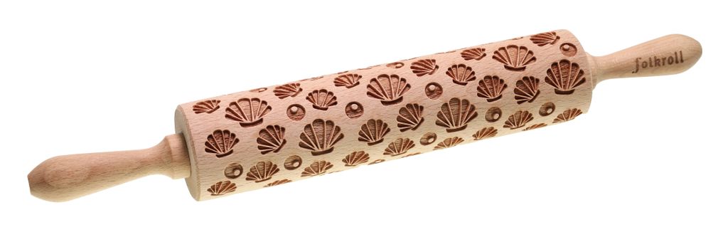 Folkroll 337011 Teigrolle Muscheln, groß