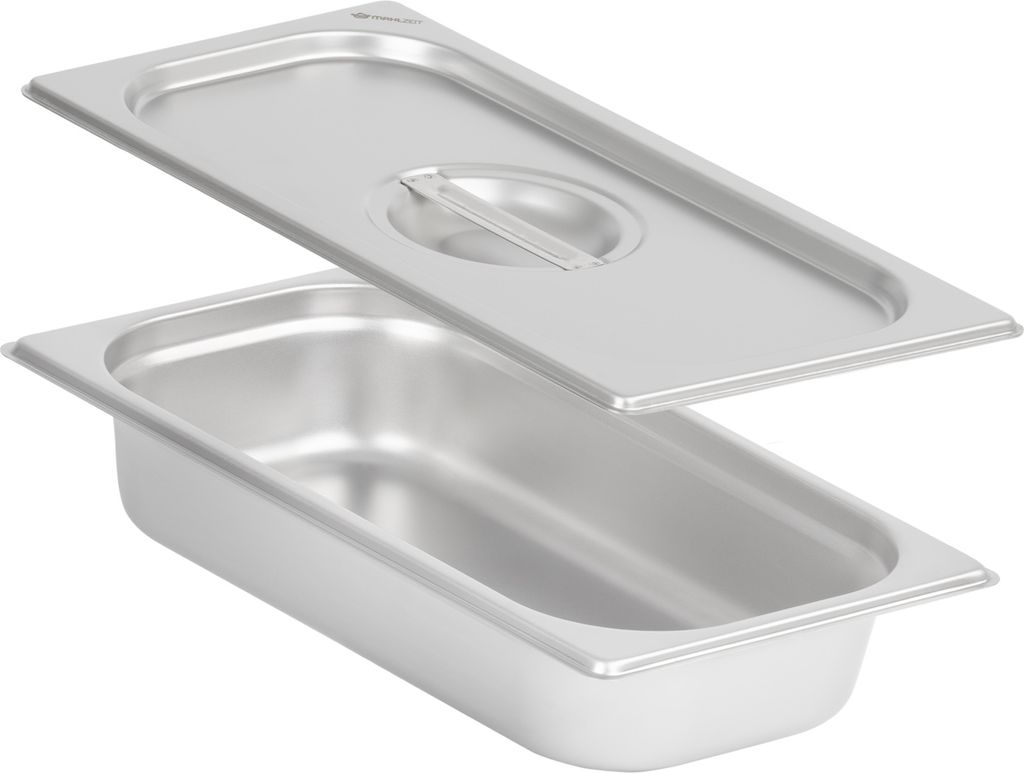 Mahlzeit GN Behälter 1/3 mit Deckel, Höhe 65 mm, Edelstahl Produktbild 